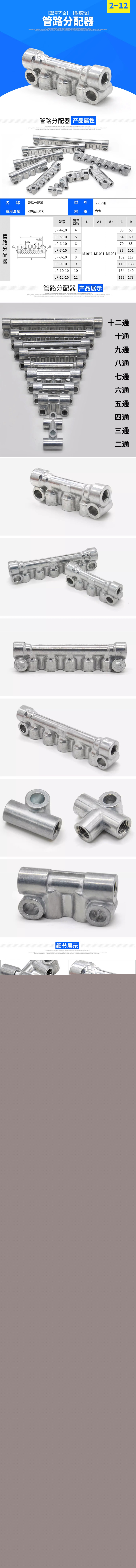 管路分配器